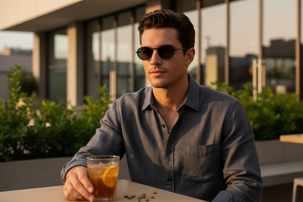 Widok z przodu Saint Laurent SL 799 (001)
