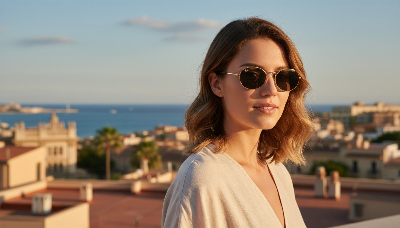 Widok z przodu Ray-Ban OVAL (RB3547N - 001/B1)