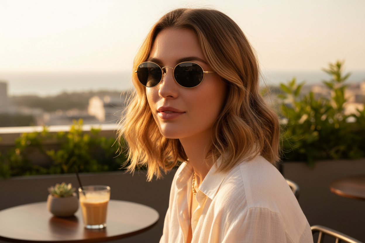 Widok z przodu Ray-Ban OVAL (RB3547N - 001/R5)