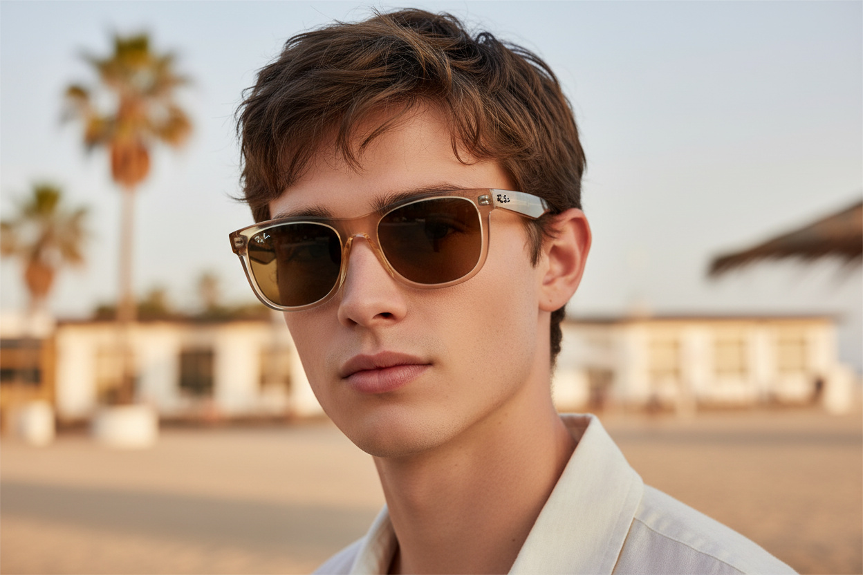 Widok z przodu Ray-Ban WAYFARER REVERSE (RBR0502S - 68215A)