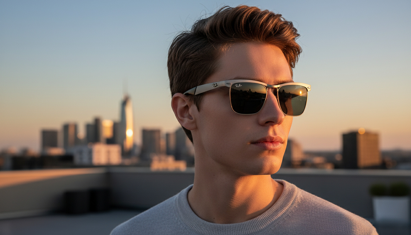 Widok z przodu Ray-Ban WAYFARER DELUXE (RB3875 - 029/R5)
