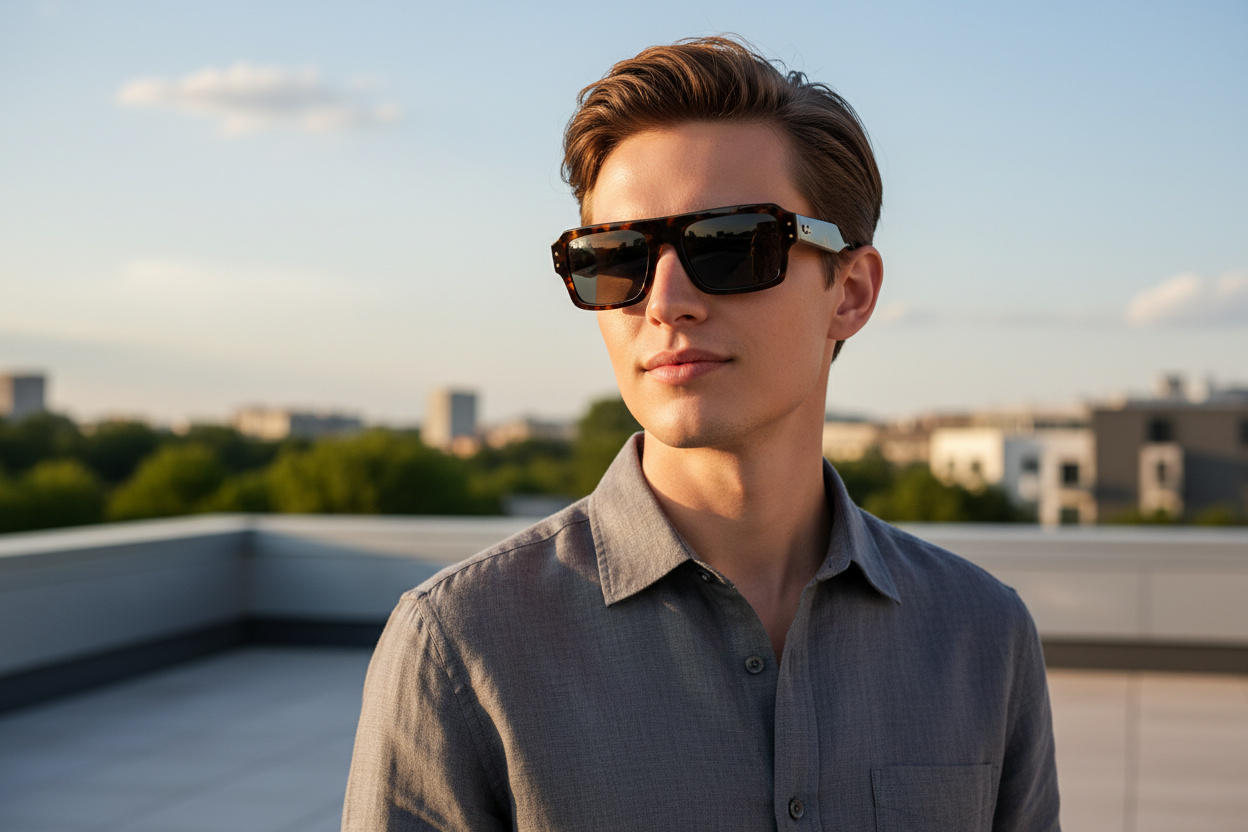 Widok z przodu Ray-Ban FLACKO (RB4454 - 1359B1)