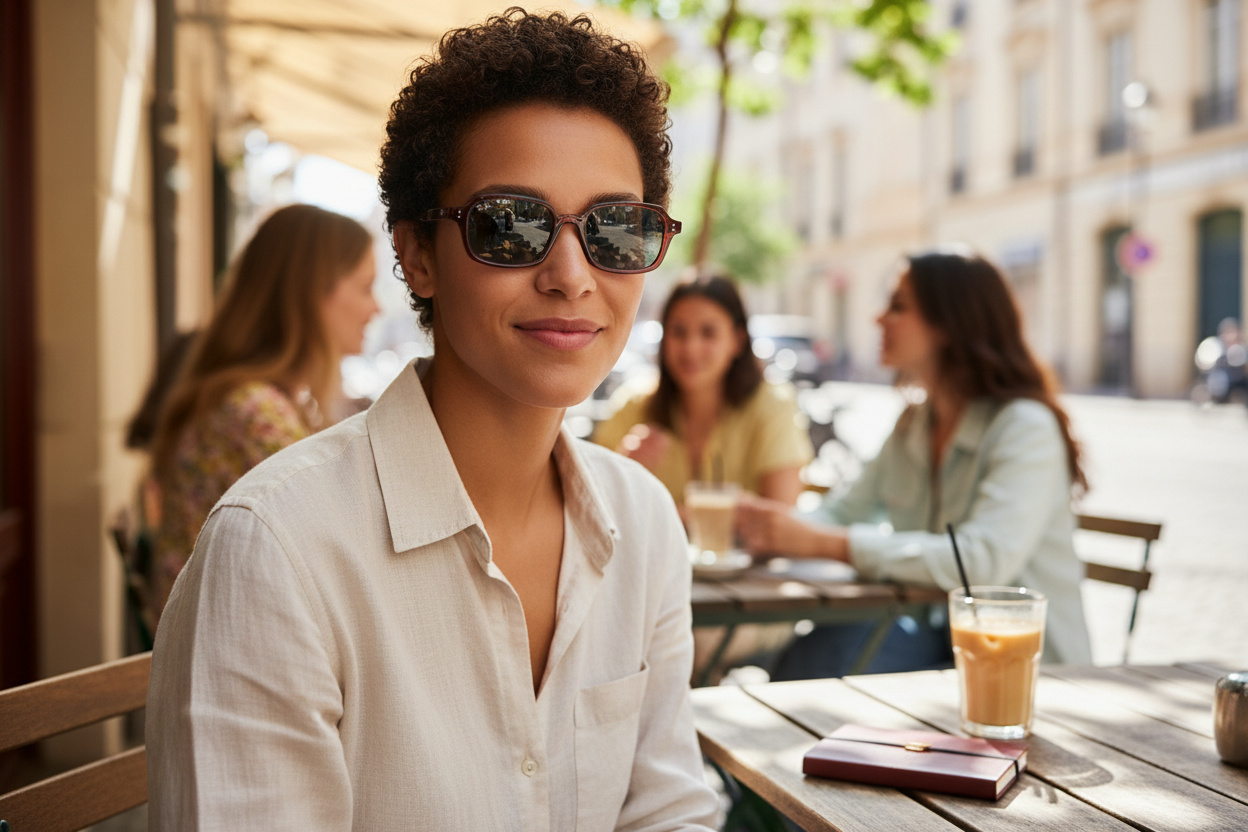 Widok z przodu Ray-Ban ZURI (RB4455 - 680980)