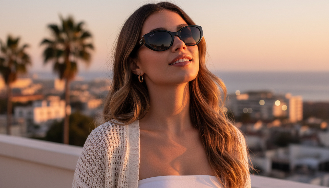 Widok z przodu Ray-Ban RB4457D (667711)