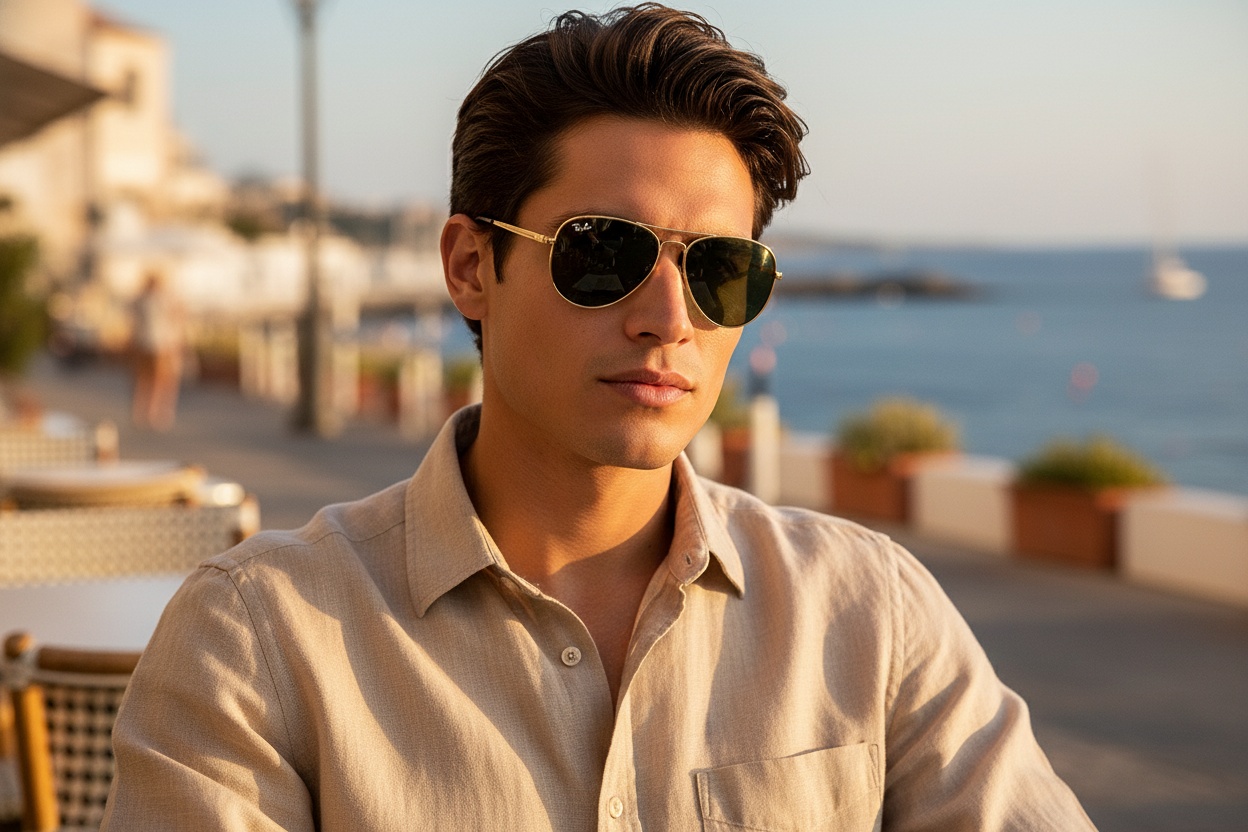 Widok z przodu Ray-Ban AVIATOR MAX (RB3925 - 001/31)