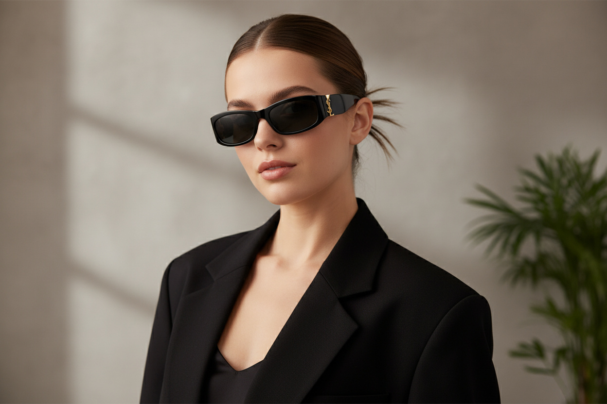 Widok z przodu Saint Laurent SL M152 (001)