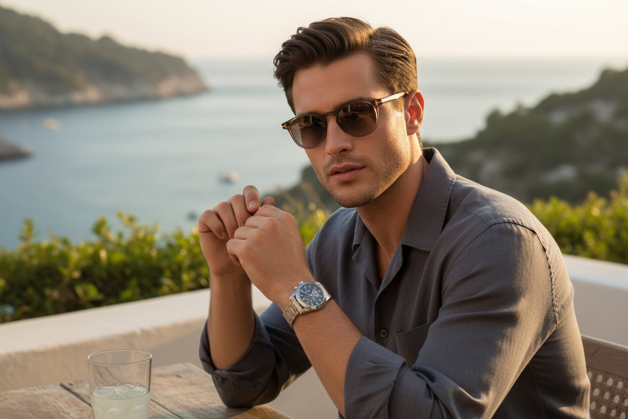 Widok z przodu Tom Ford HOLT-02 (FT1302 - 45B)