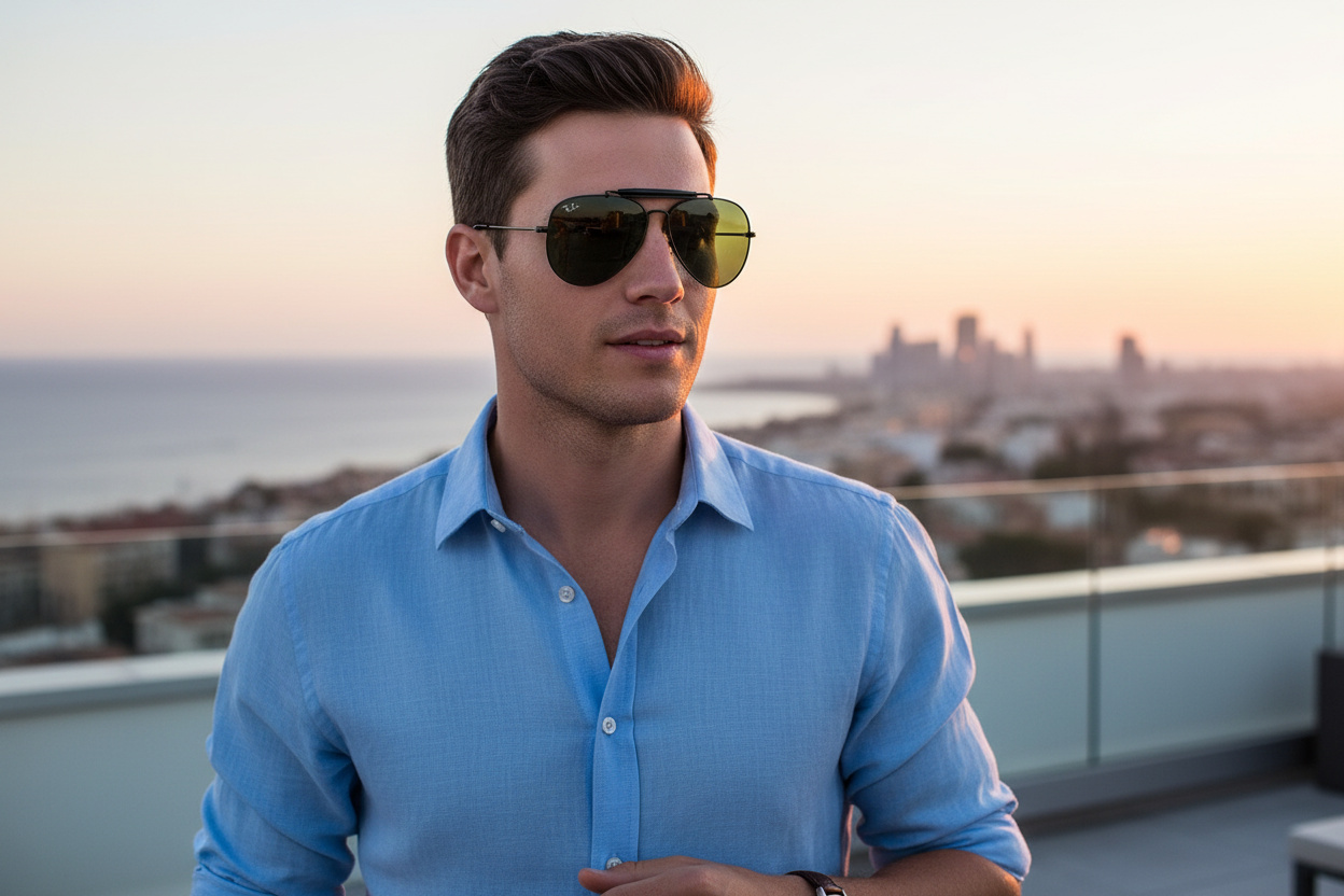 Widok z przodu Ray-Ban OUTDOORSMAN I (RB3030 - L9500)