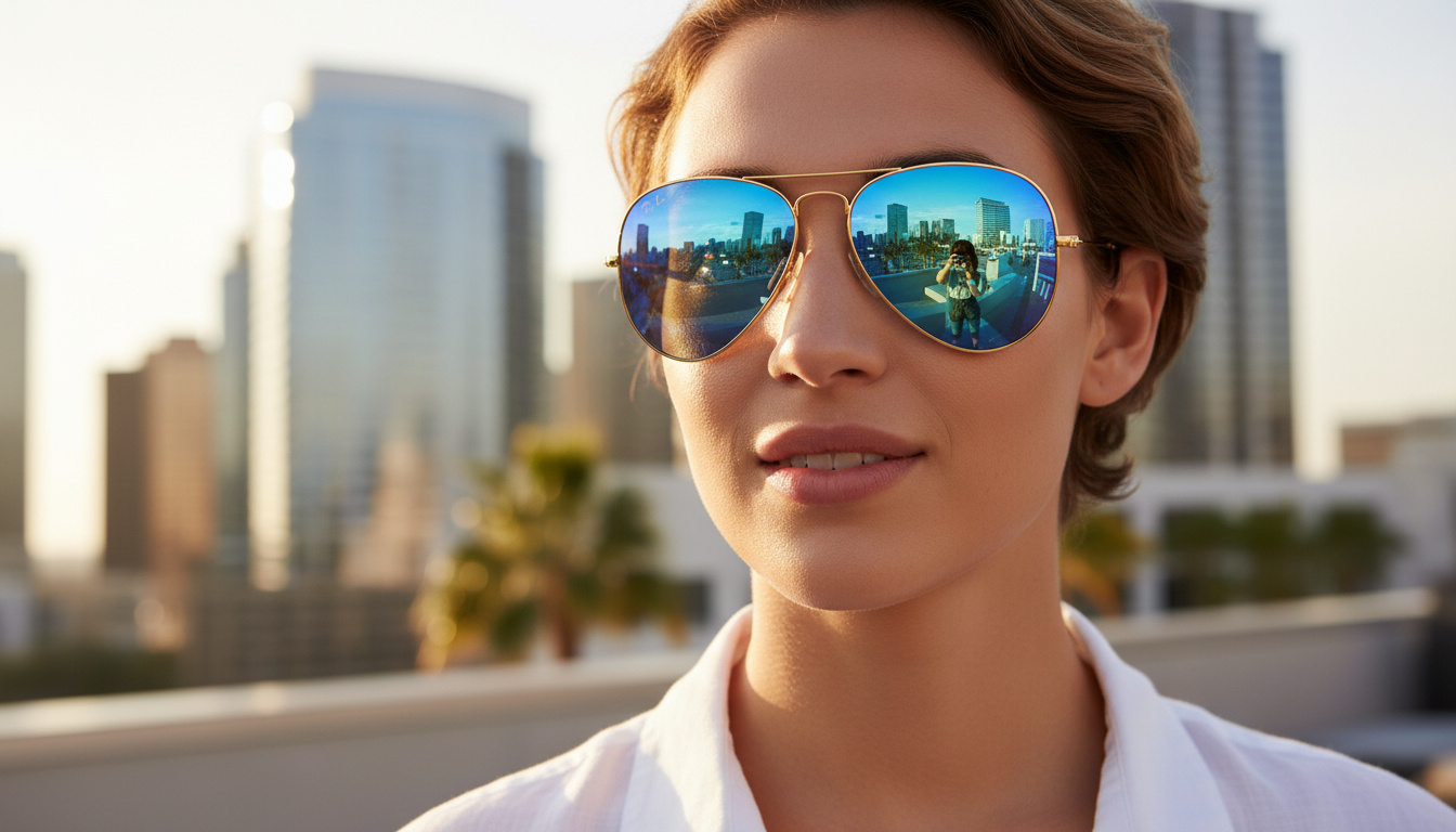 Widok z przodu Ray-Ban AVIATOR LARGE METAL (RB3025 - 112/17)