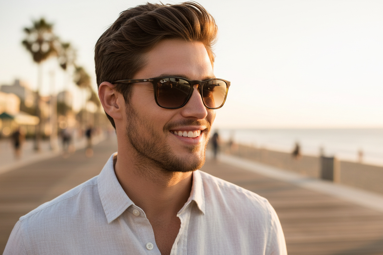 Widok z przodu Ray-Ban CHRIS (RB4187 - 856/13)