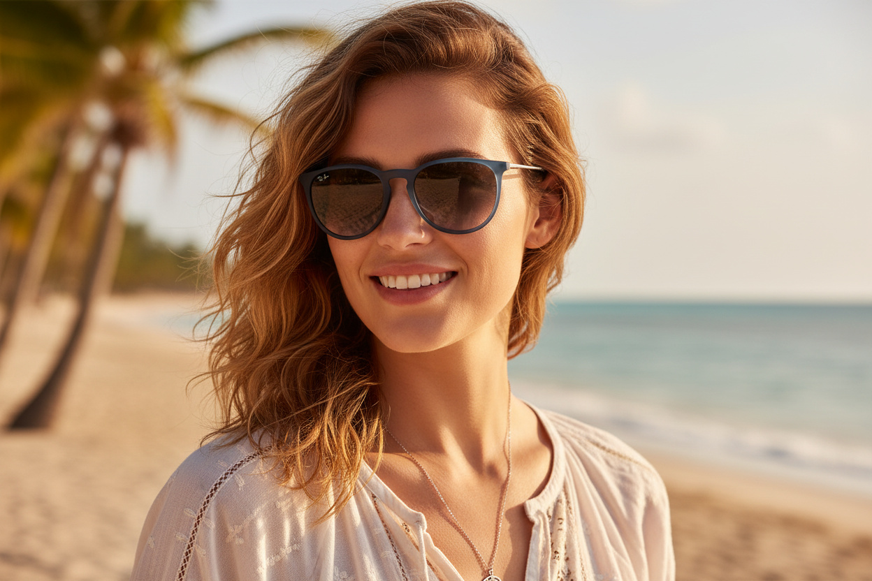 Widok z przodu Ray-Ban ERIKA (RB4171 - 60028G)