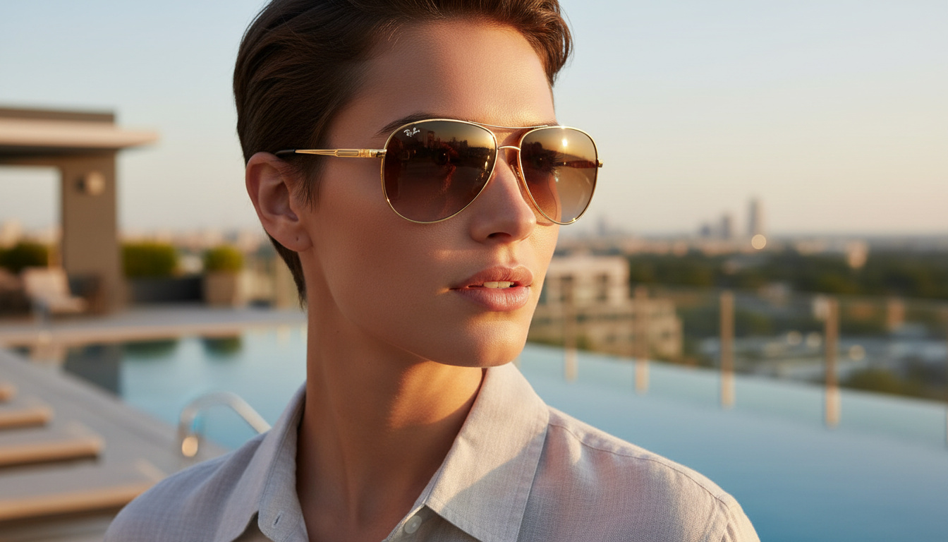 Widok z przodu Ray-Ban CARBON FIBRE (RB8313 - 001/51)