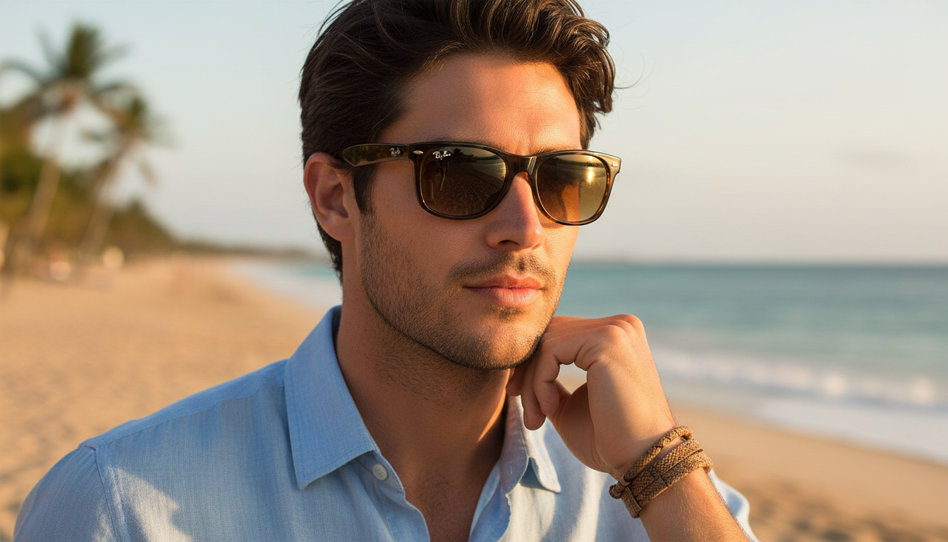 Widok z przodu Ray-Ban NEW WAYFARER (RB2132 - 710/51)