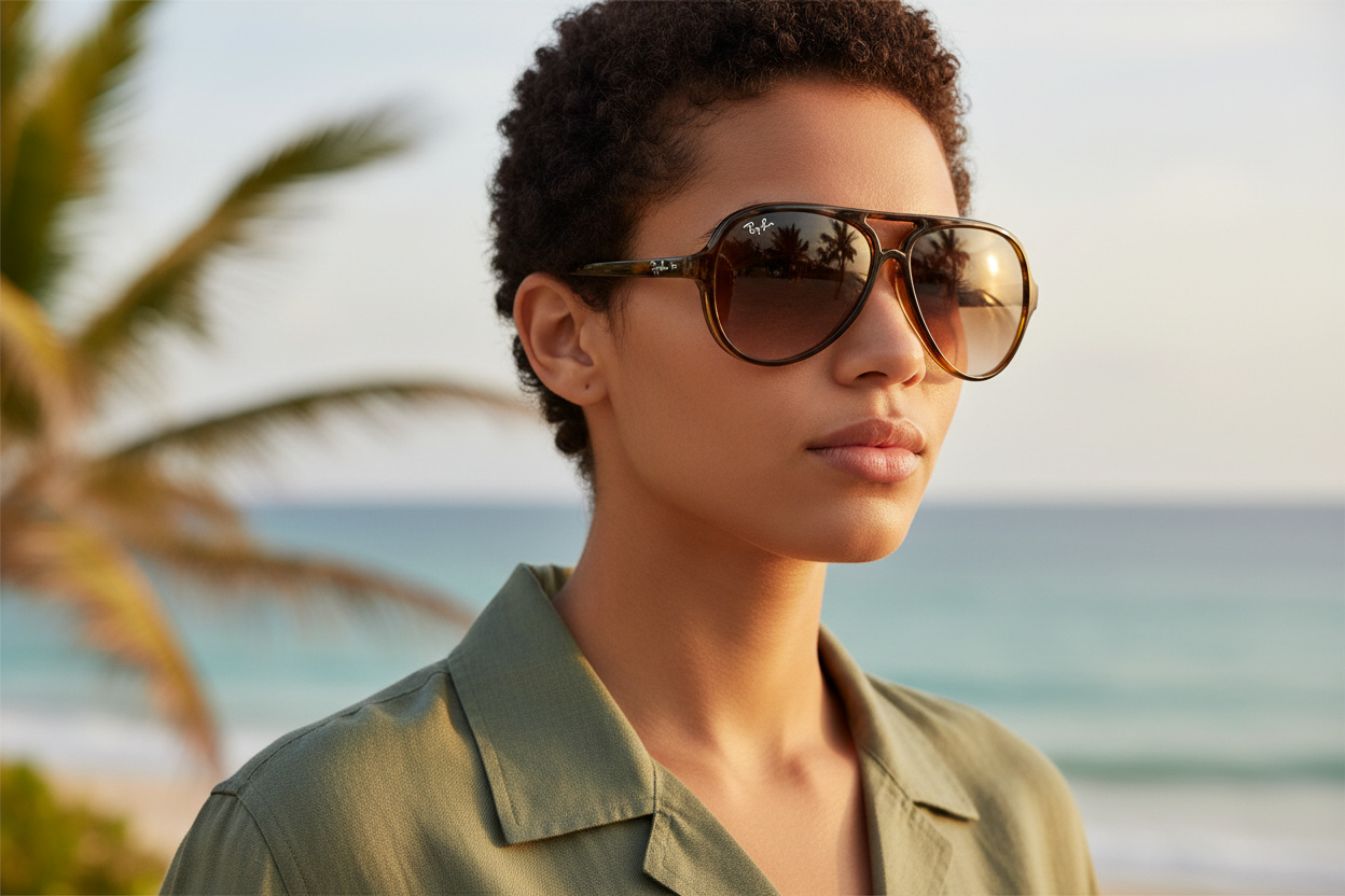 Widok z przodu Ray-Ban CATS 5000 (RB4125 - 710/51)