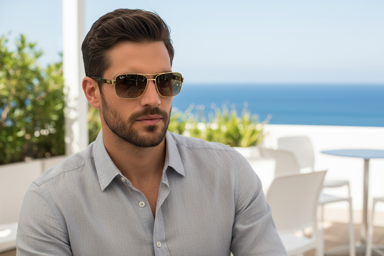 Widok z przodu Ray-Ban RB3522 (001/13)