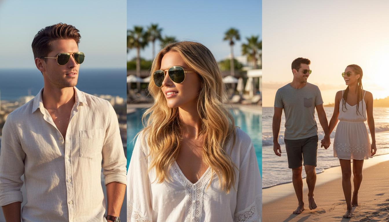 Widok z przodu Ray-Ban AVIATOR LARGE METAL (RB3025 - 181)