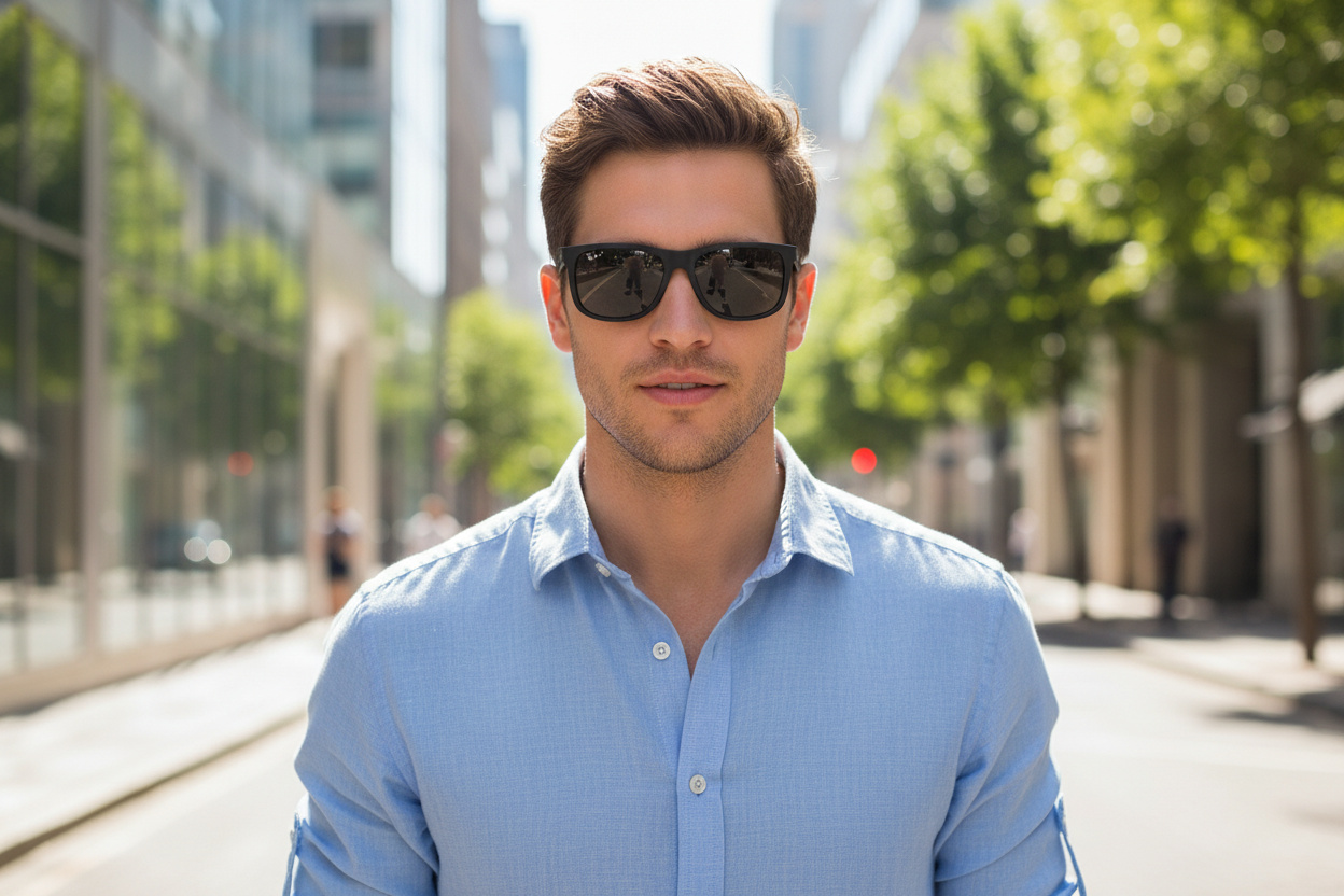 Widok z przodu Ray-Ban JUSTIN (RB4165 - 622/T3)