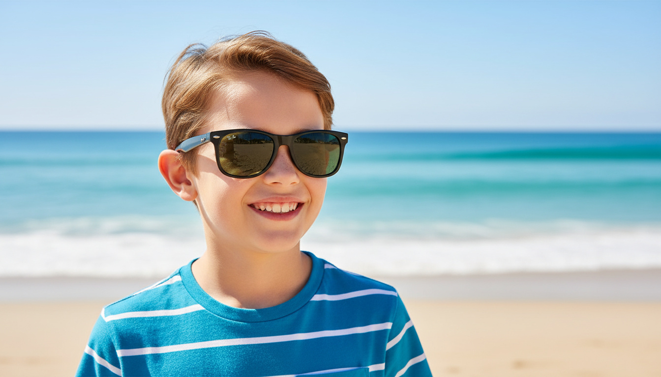 Widok z przodu Ray-Ban Kids JUNIOR NEW WAYFARER (RJ9052S - 100/71)