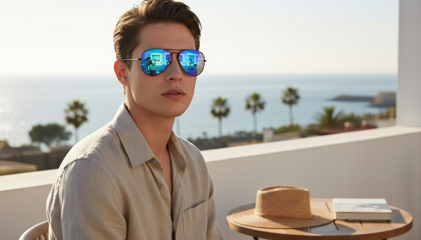 Widok z przodu Ray-Ban AVIATOR LARGE METAL (RB3025 - 002/4O)
