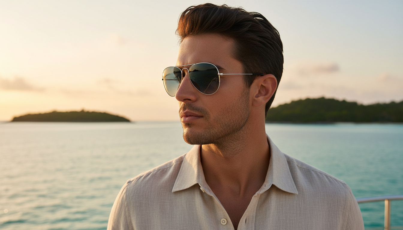 Widok z przodu Ray-Ban AVIATOR LARGE METAL (RB3025 - 003/3F)