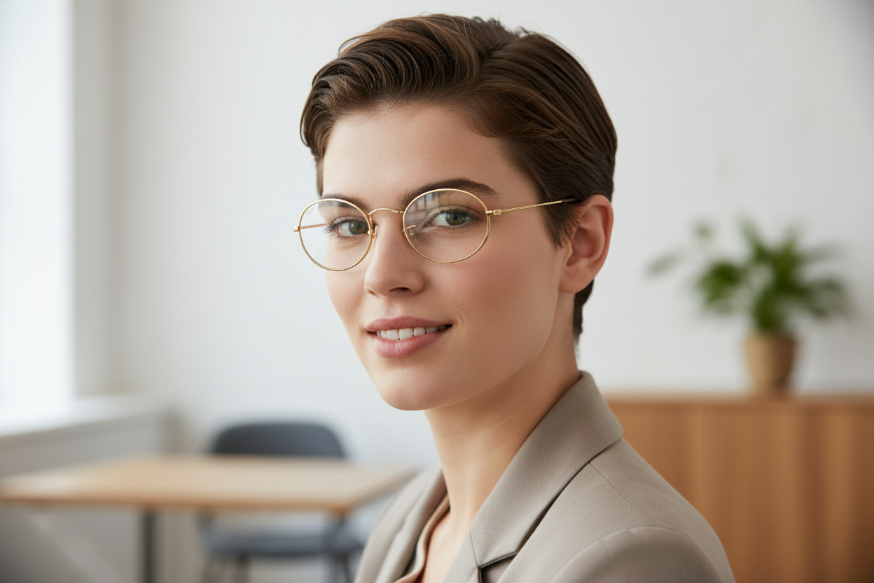 Widok z przodu Ray-Ban OVAL (RX3547V - 2500)