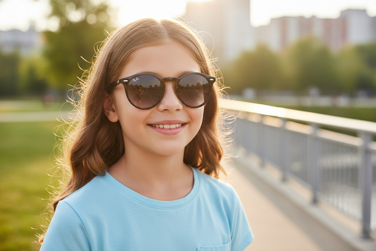 Widok z przodu Ray-Ban Kids RJ9064S (100/11)