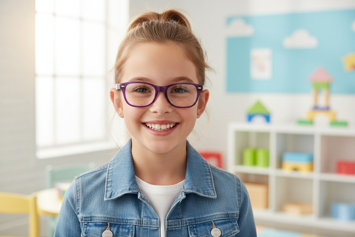 Widok z przodu Ray-Ban Kids RY1555 (3666)