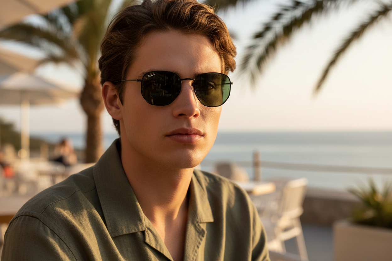 Widok z przodu Ray-Ban HEXAGONAL (RB3548N - 002/58)