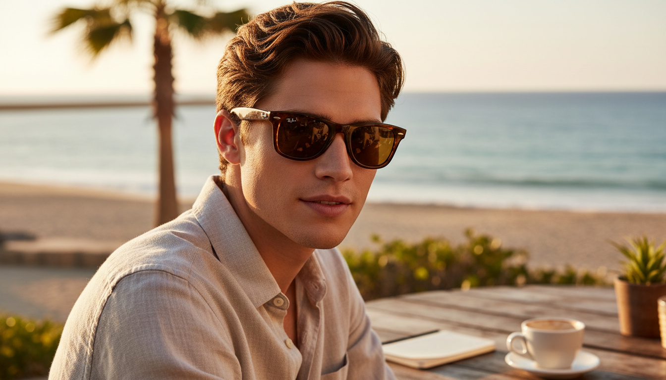 Widok z przodu Ray-Ban WAYFARER (RB2140 - 954)