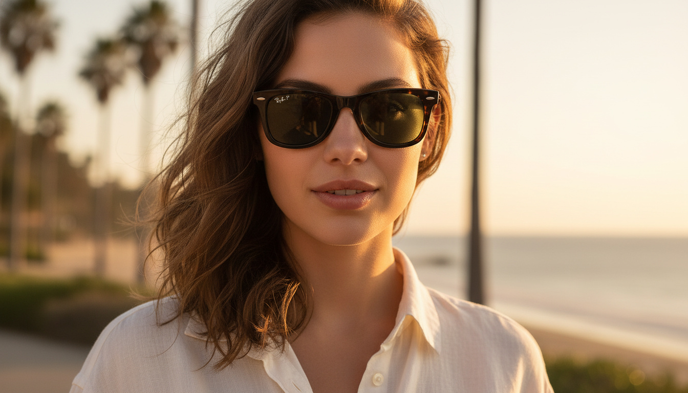 Widok z przodu Ray-Ban WAYFARER (RB2140 - 902/58)