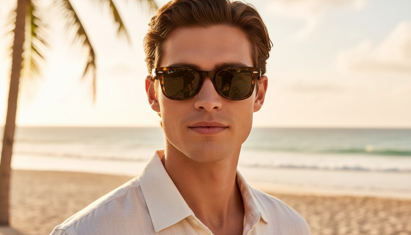 Widok z przodu Ray-Ban WAYFARER (RB4340 - 710)