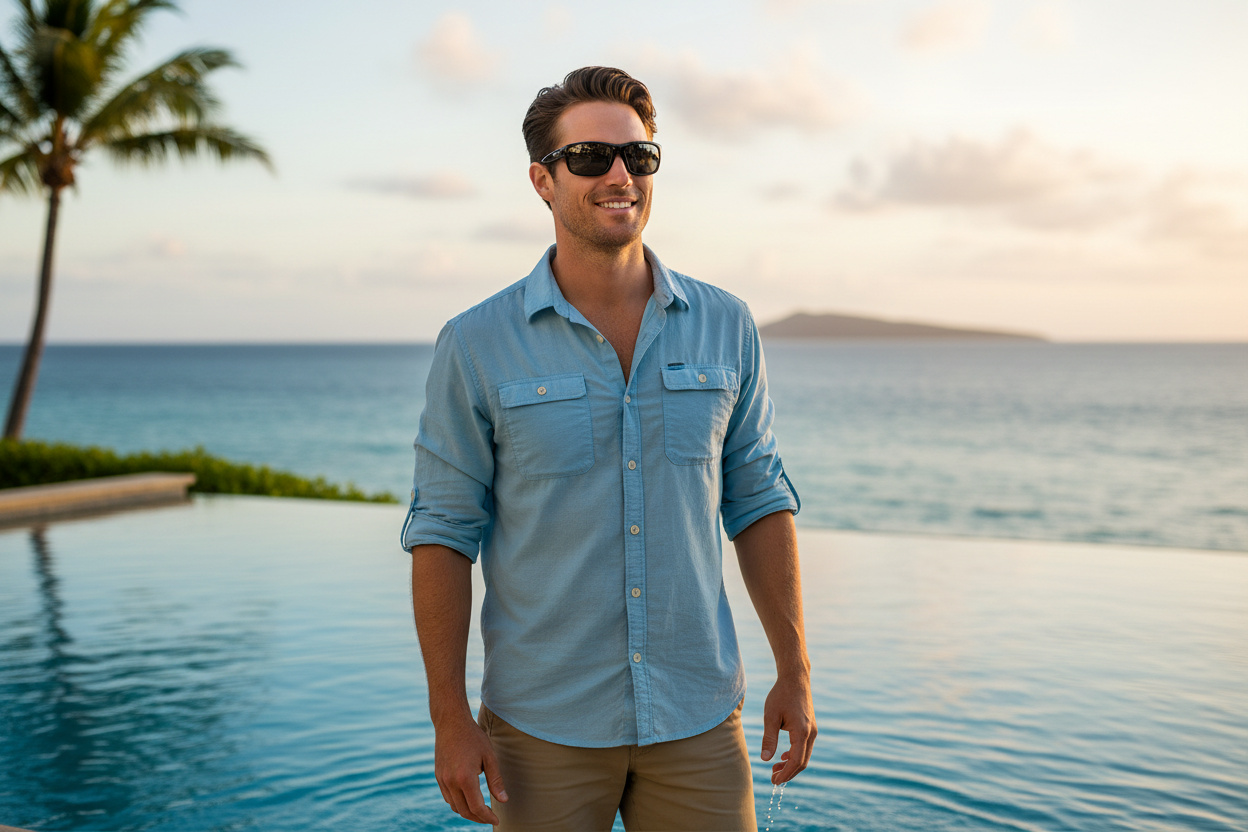Widok z przodu Maui Jim Stingray (103-02)