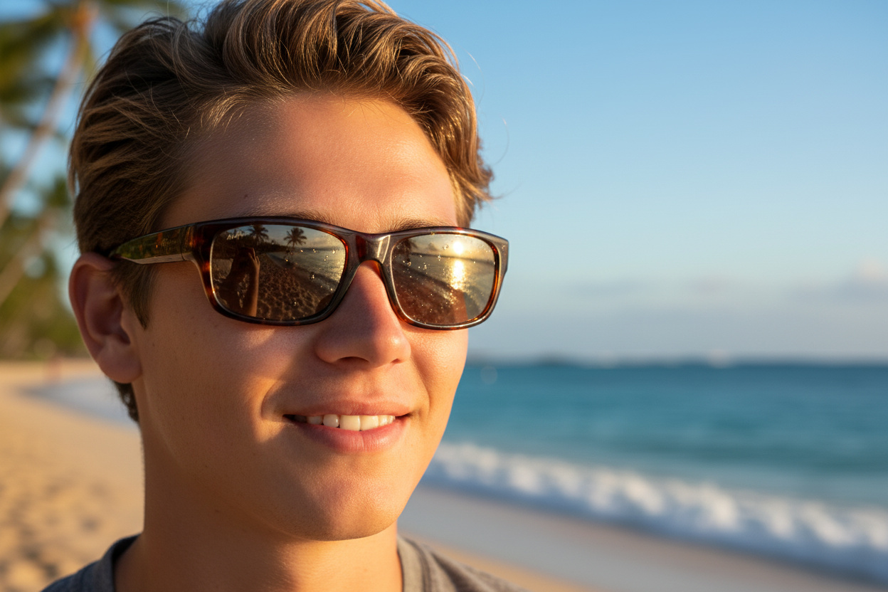 Widok z przodu Maui Jim Stingray (H103-10)