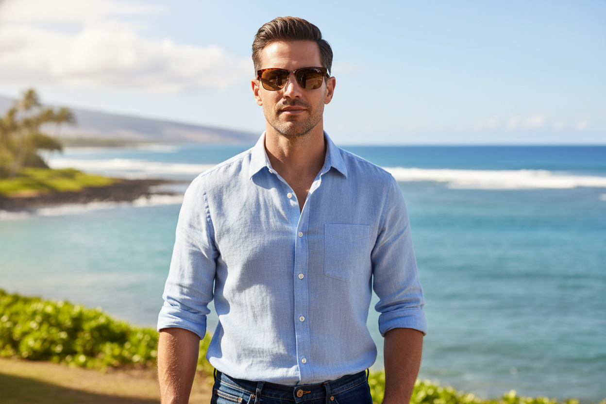 Widok z przodu Maui Jim Kawika (H257-16C)