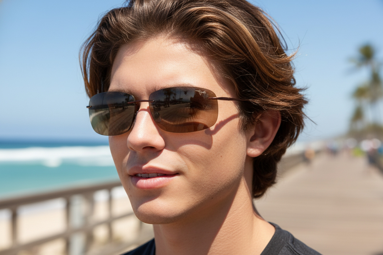 Widok z przodu Maui Jim Breakwall (H422-26)