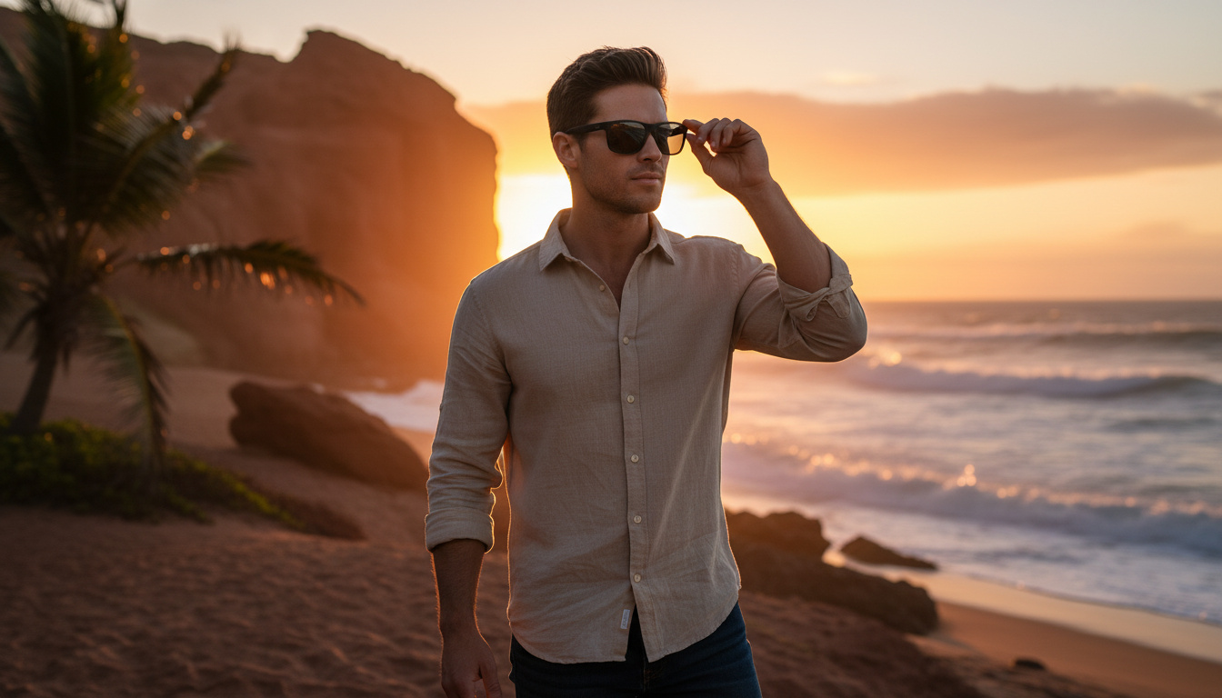 Widok z przodu Maui Jim Red Sands (432-2M)