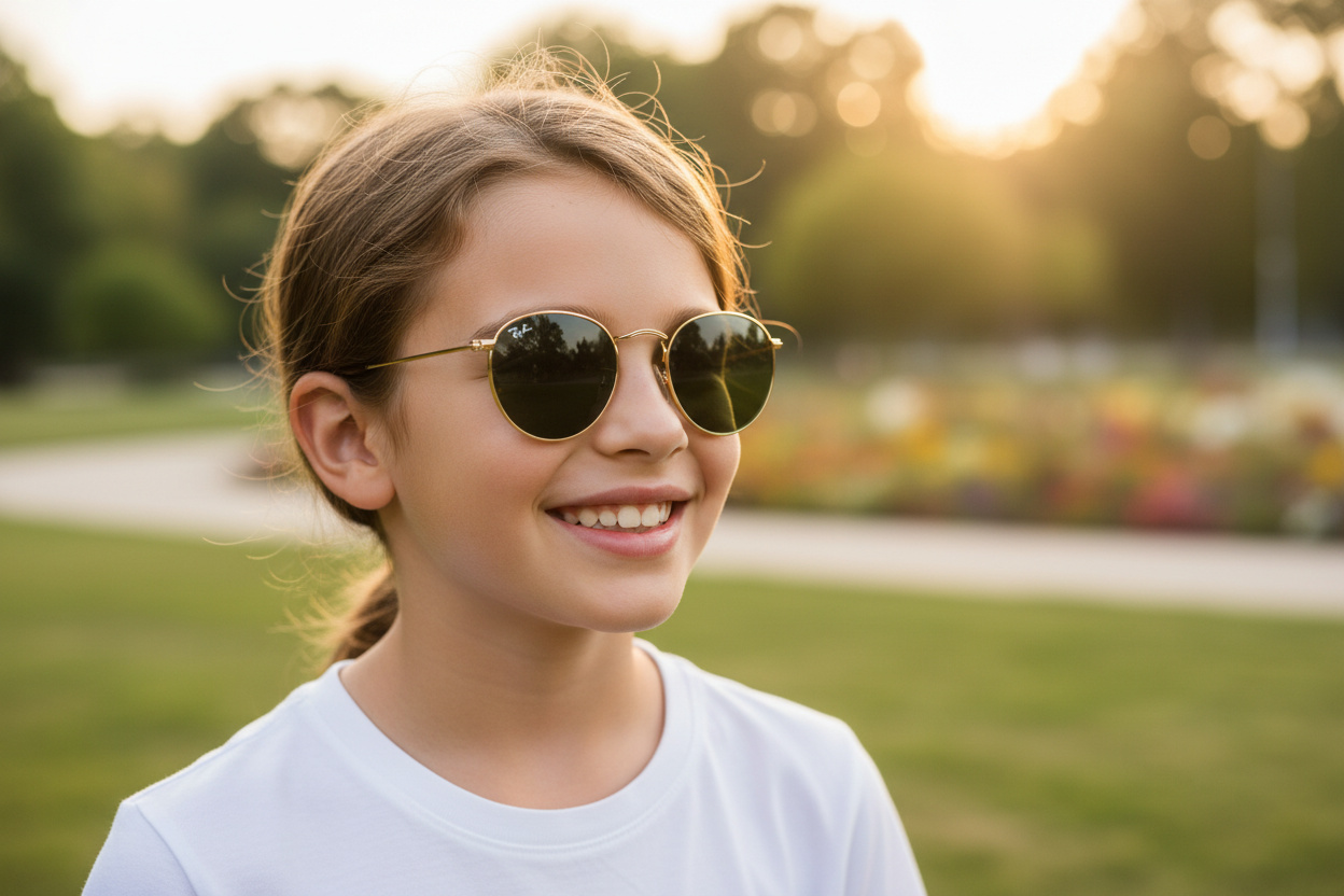 Widok z przodu Ray-Ban Kids JUNIOR ROUND (RJ9547S - 223/71)