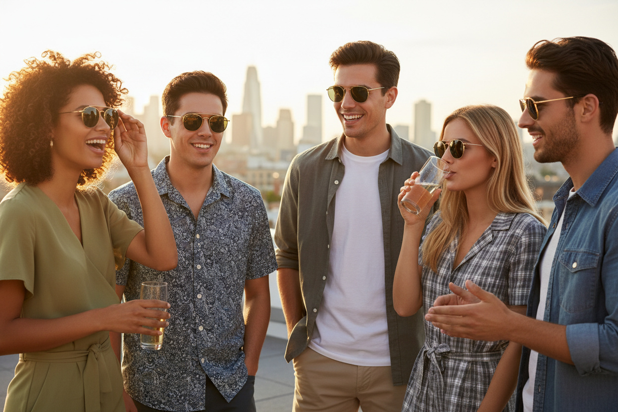 Widok z przodu Ray-Ban RB3647N (91233M)