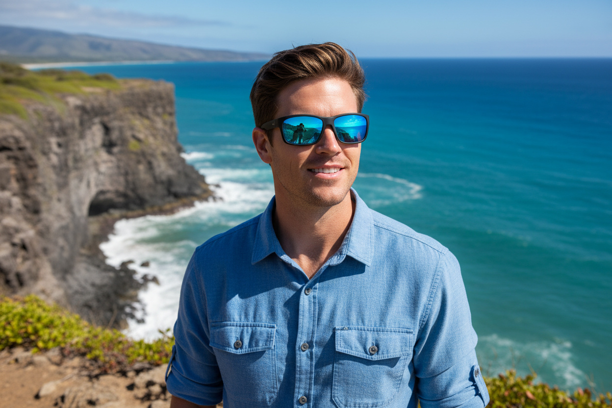Widok z przodu Maui Jim Kanaio Coast (B766-08C)