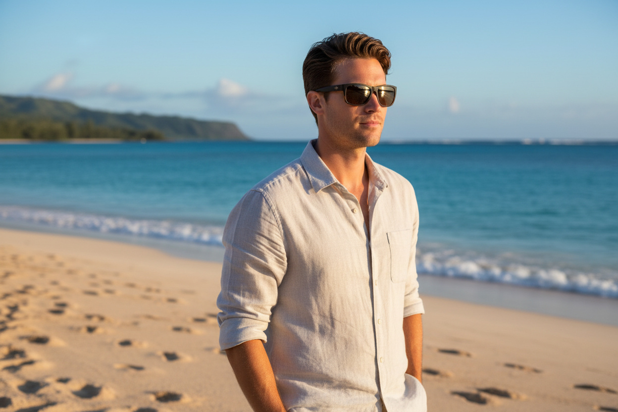 Widok z przodu Maui Jim Kanaio Coast (H766-10MF)