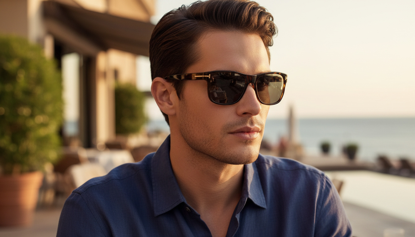 Widok z przodu Tom Ford GIULIO (FT0698 - 52D)