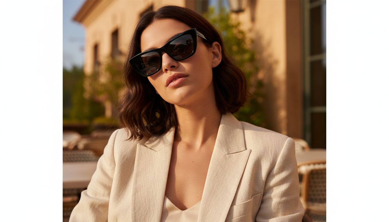 Widok z przodu Saint Laurent SL 276 MICA (001)
