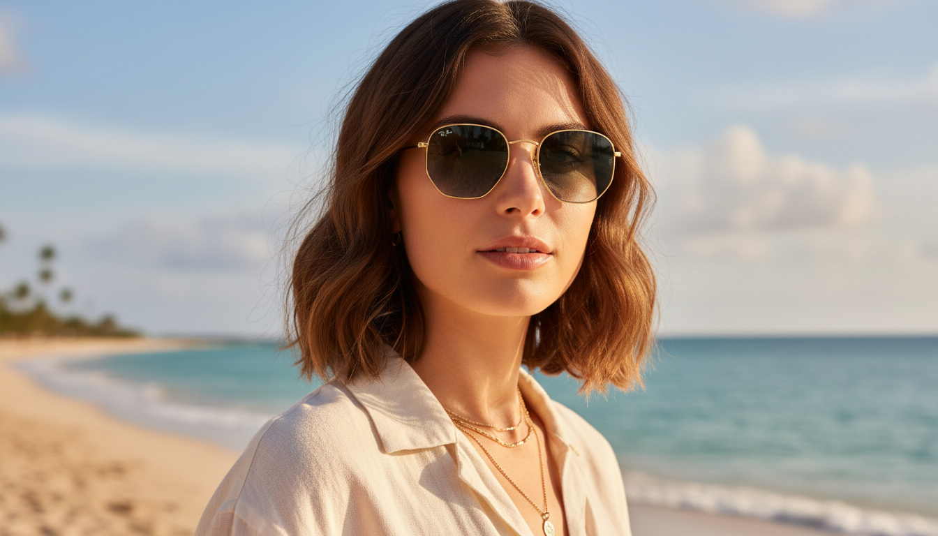 Widok z przodu Ray-Ban HEXAGONAL (RB3548N - 91233M)