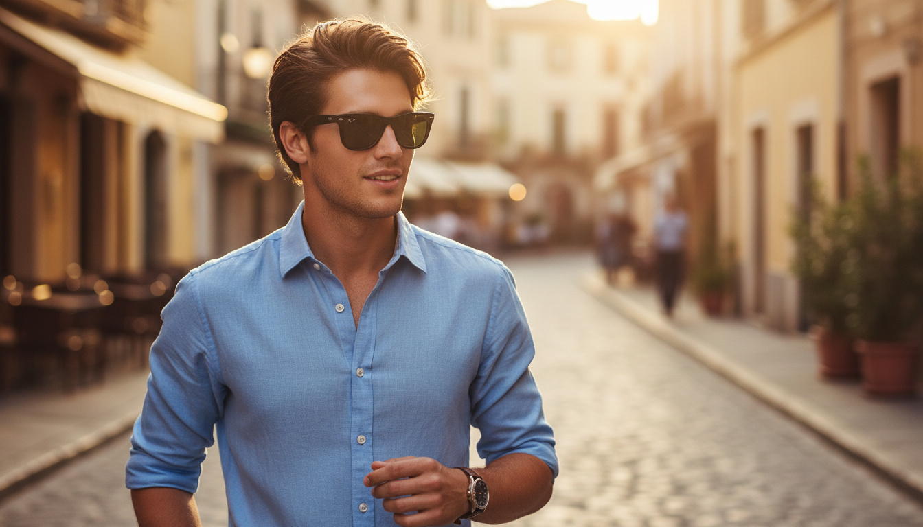 Widok z przodu Ray-Ban FOLDING WAYFARER (RB4105 - 601S)