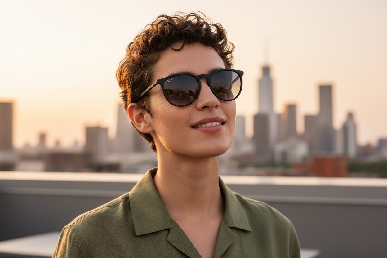 Widok z przodu Ray-Ban ERIKA (RB4171 - 622/T3)