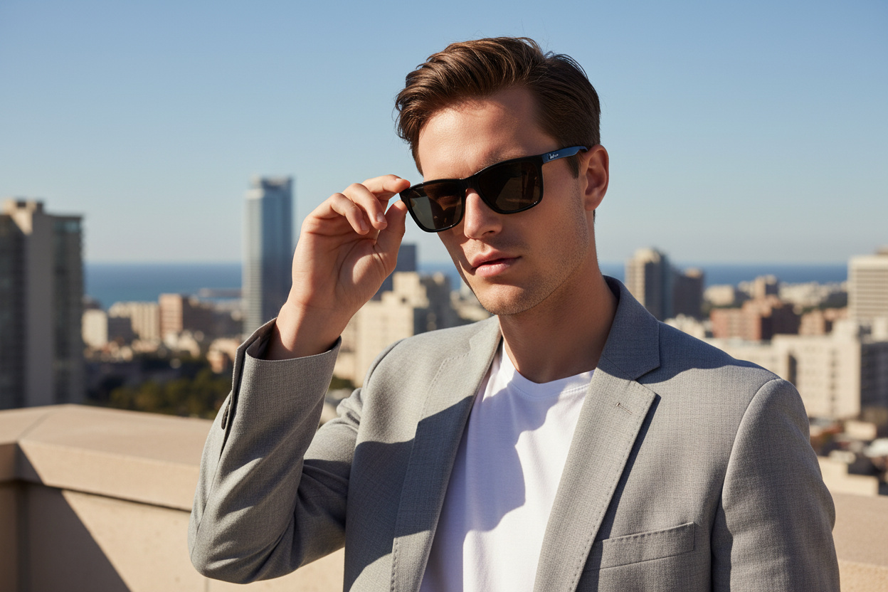 Widok z przodu Saint Laurent SL 318 (001)