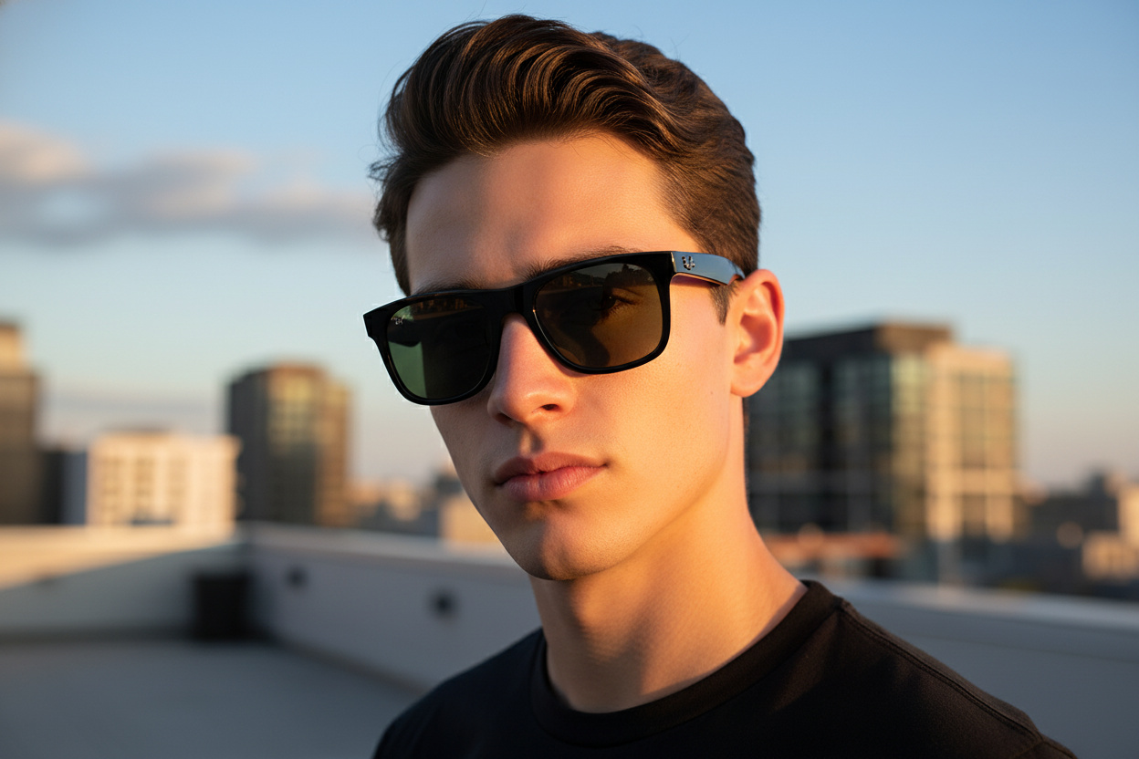Widok z przodu Ray-Ban Kids JUNIOR JUSTIN (RJ9069S - 100/71)