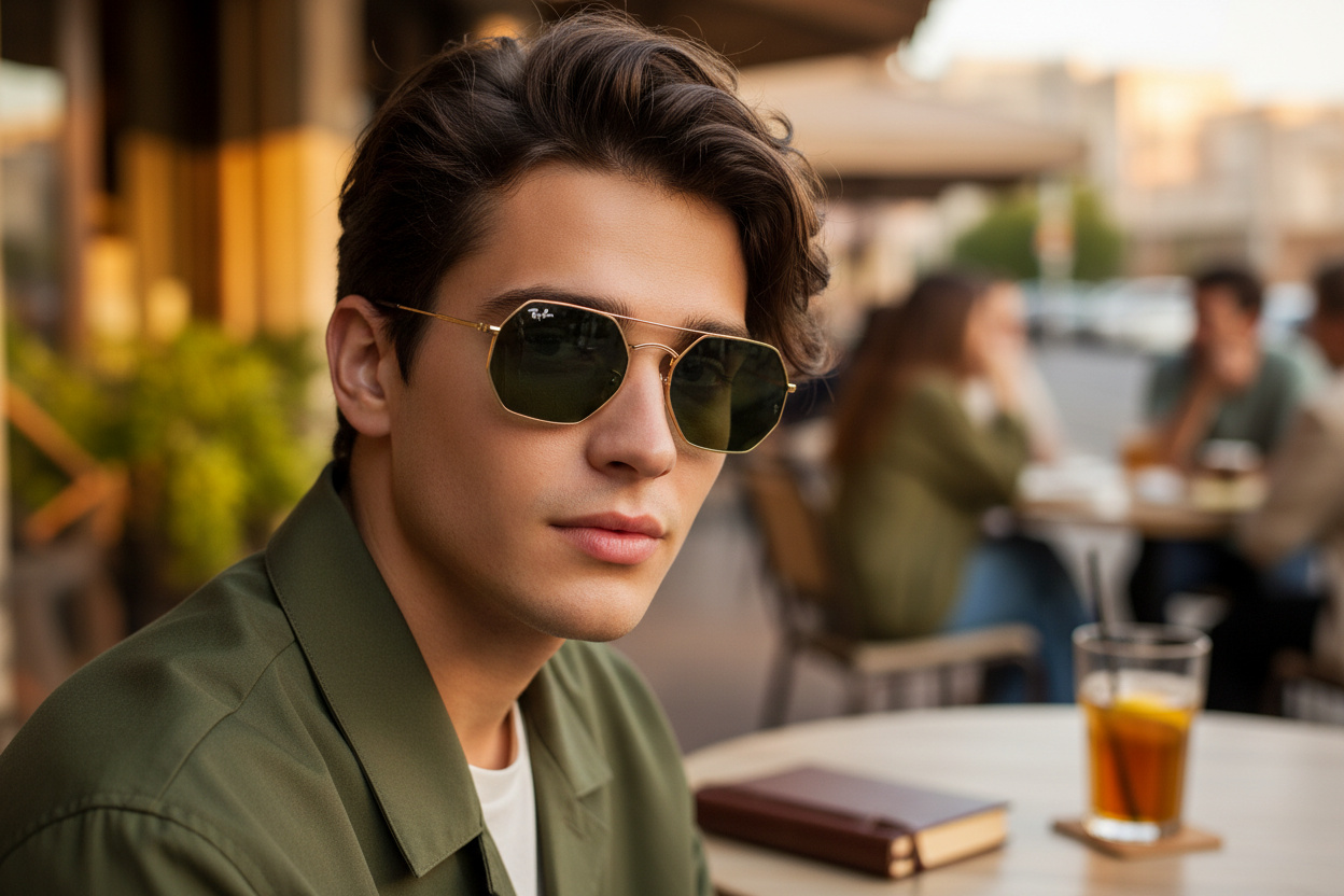 Widok z przodu Ray-Ban OCTAGONAL (RB3556 - 919631)