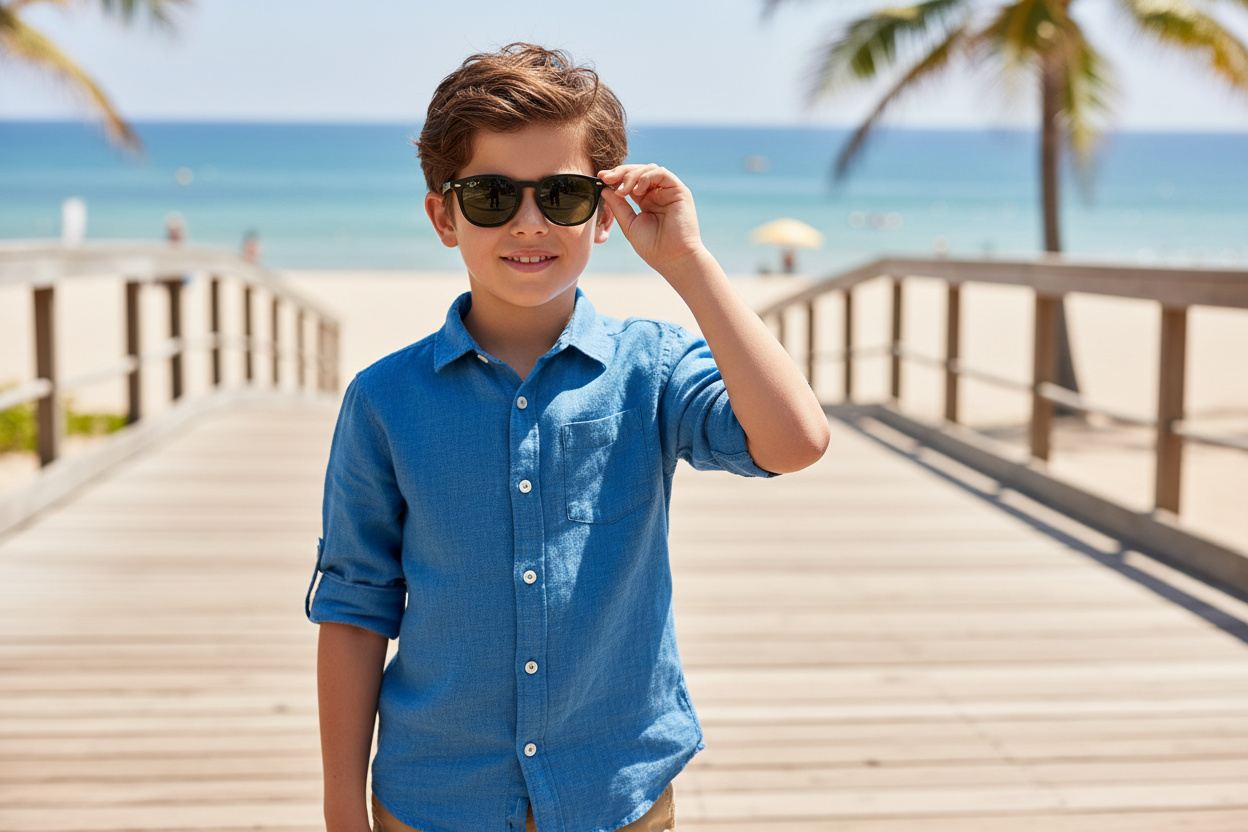 Widok z przodu Ray-Ban Kids RJ9070S (100/71)