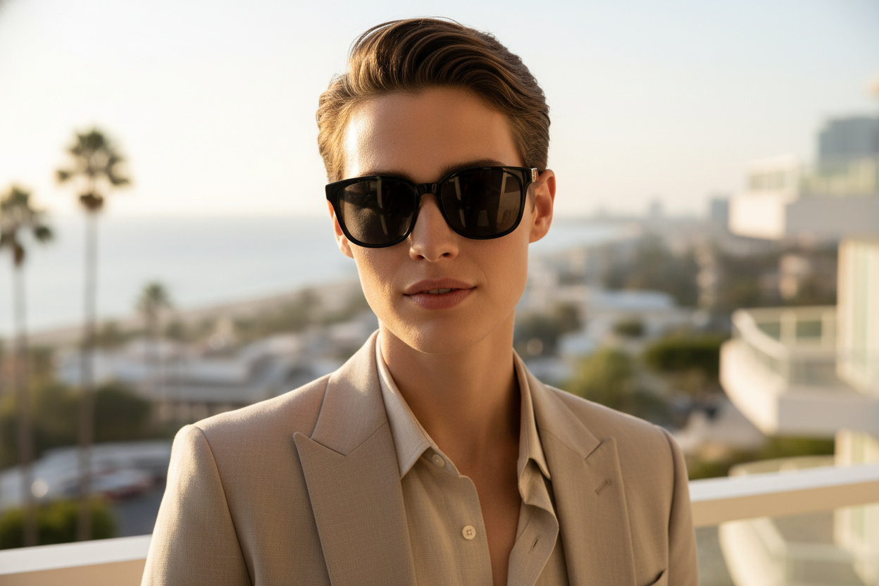 Widok z przodu Gucci GG0637SK (001)